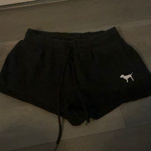 Black comfy shorts by Pink